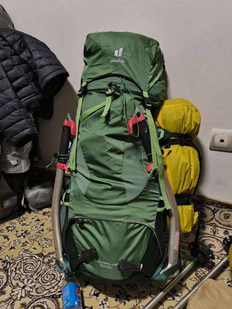 کوله پشتی کوهنوردی دیوتر deuter aircontact lite 50+10